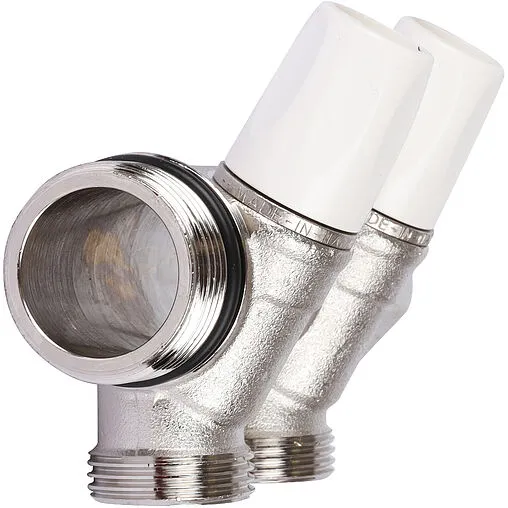 Коллектор запорный проходной 2 отвода 1&quot;в/н x ¾&quot;ек Rehau Rautitan 11316441001