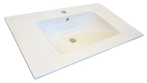 Тумба-умывальник подвесная Comforty Турин 75 дуб белый/белый 00004147332CF