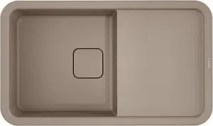 Мойка кухонная Omoikiri Tasogare 86-SA бежевый 4993470 Мойка кухонная Omoikiri Tasogare 86-SA бежевый 4993470, 1