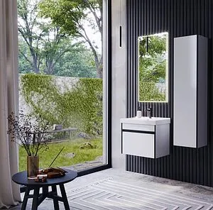 Тумба под умывальник подвесная Aqwella Urban 60 белый URB0106W Тумба под умывальник подвесная Aqwella Urban 60 белый URB0106W, 3