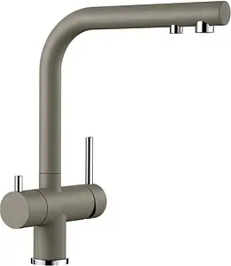 Смеситель для кухни с подключением к фильтру Blanco Fontas II серый беж/хром 525145 Смеситель для кухни с подключением к фильтру Blanco Fontas II серый беж/хром 525145, 1