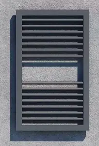 Полотенцесушитель водяной лесенка Lazzarini Asti 823х500 антрацит матовый 384843, 3