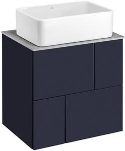 Тумба-умывальник подвесная Roca Luna 60 синий ZRU9307766+ZRU9307770+32700B000 Тумба-умывальник подвесная Roca Luna 60 синий ZRU9307766+ZRU9307770+32700B000, 1