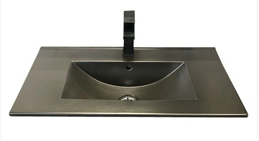 Тумба-умывальник подвесная Comforty Франкфурт 75 дуб шоколадно-коричневый/чёрный 00-00000889CF Тумба-умывальник подвесная Comforty Франкфурт 75 дуб шоколадно-коричневый/чёрный 00-00000889CF