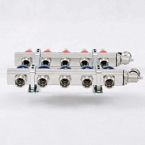 Группа коллекторная с расходомерами 5 отводов 1&quot;в/в x ¾&quot;ек Uni-fitt 440E4305