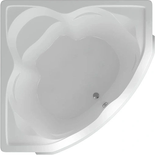 Ванна акриловая Aquatek Сириус 164х164 с фронтальной панелью, с каркасом (вклеенный) SIR164-0000002