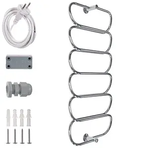 Полотенцесушитель электрический лесенка Energy Aura 1200х600 полированная сталь, 2