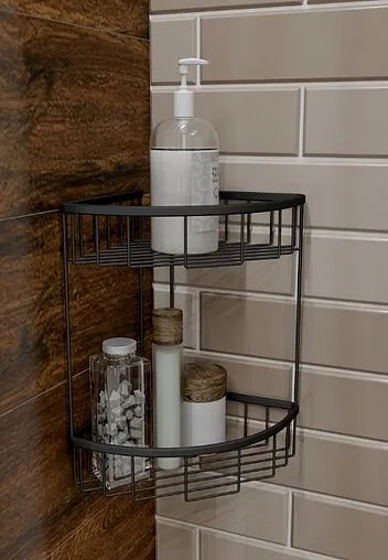 Полка Timo Saona чёрный матовый 13082/03