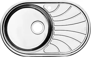 Мойка кухонная IDDIS Suno 77 L хром SUN77SLi77K, 1