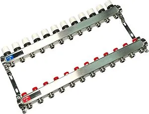 Группа коллекторная без расходомеров 12 отводов 1"в/в x ¾"ек Uni-fitt TECHNO 451W4312 Группа коллекторная без расходомеров 12 отводов 1"в/в x ¾"ек Uni-fitt TECHNO 451W4312, 4