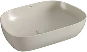 Раковина VitrA Outline Recycled 57 тауп матовый 7993B066-0016 Раковина VitrA Outline Recycled 57 тауп матовый 7993B066-0016, 1