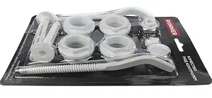 Комплект радиаторный универсальный ¾" Rommer белый 2 кронштейна Комплект радиаторный универсальный ¾" Rommer белый 2 кронштейна, 2