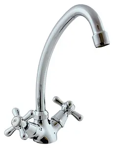 Смеситель для кухни Rav Slezak Morava retro хром MK120.5/1, 1