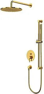 Душевая система со смесителем для душа WHITECROSS Y gold золото YSET05GL Душевая система со смесителем для душа WHITECROSS Y gold золото YSET05GL, 1