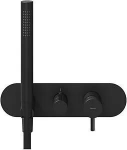 Смеситель для душа скрытого монтажа Ravak Espirit чёрный матовый X070287 Смеситель для душа скрытого монтажа Ravak Espirit чёрный матовый X070287, 5