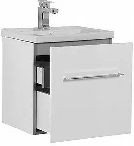 Тумба-умывальник подвесная Aquanet Порто 50 белый 00195729+00183658 Тумба-умывальник подвесная Aquanet Порто 50 белый 00195729+00183658, 5