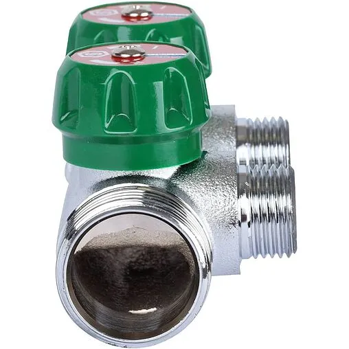 Коллектор регулирующий проходной 2 отвода 1&quot;в/н x ½&quot;к Stout SMB-6850-011202