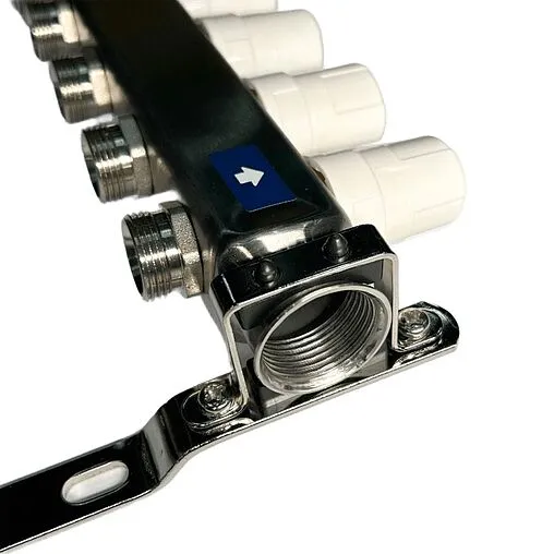 Группа коллекторная без расходомеров 8 отводов 1&quot;в/в x ¾&quot;ек Uni-fitt OPTIMAL 451B4308.RU