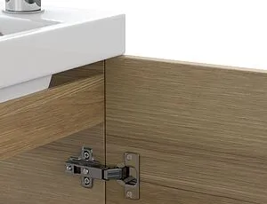 Тумба-умывальник подвесная Cersanit Lara 40 орех 63420+, 5