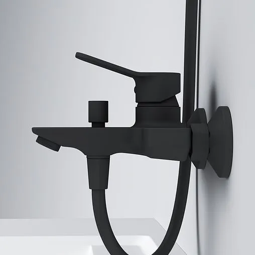 Смеситель для ванны Am.Pm X-Joy чёрный матовый F85A10022 Смеситель для ванны Am.Pm X-Joy чёрный матовый F85A10022