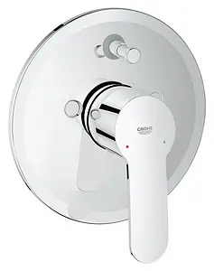 Смеситель для ванны скрытого монтажа Grohe Eurostyle Cosmopolitan хром 33637002, 1