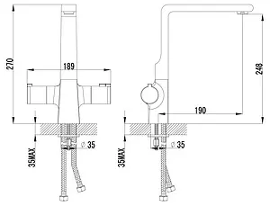 Термостат для кухни Lemark Yeti хром LM7835C Термостат для кухни Lemark Yeti хром LM7835C, 2