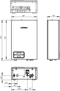 Котел электрический одноконтурный 4кВт Arderia E4 2202208 Котел электрический одноконтурный 4кВт Arderia E4 2202208, 2