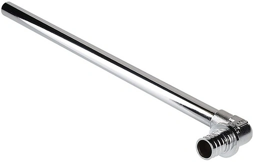 Уголок аксиальный радиаторный с хромированной трубкой 16мм x 15мм L-300мм Valtec VTm.481.C.001615