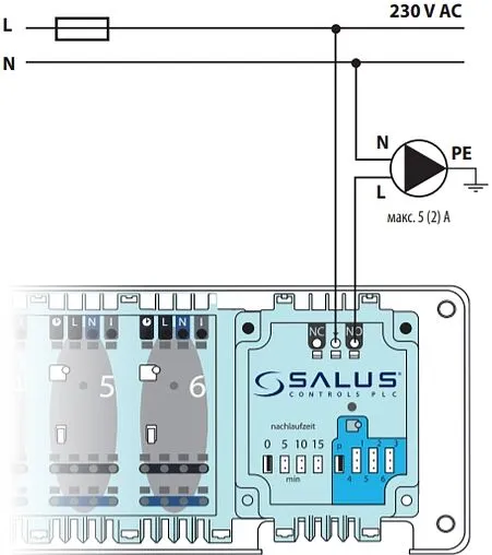 Модуль управления насосом для KL06 Salus EXPERT PL06