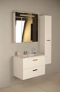 Шкаф-зеркало Roca Victoria Nord 80 R белый ZRU9000033, 3