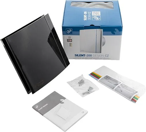 Вентилятор вытяжной Soler &amp; Palau SILENT-200 CZ BLACK DESIGN 4C