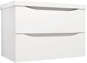 Тумба-умывальник подвесной Opadiris Элеганс 80 белый матовый Z0000014969+031200-u, 1