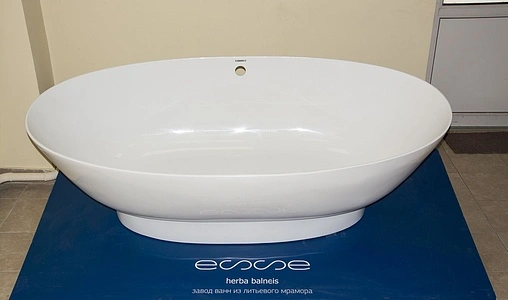 Ванна отдельностоящая из искусственного камня Esse Barbados 181.5x87.5 белый EBAR1800