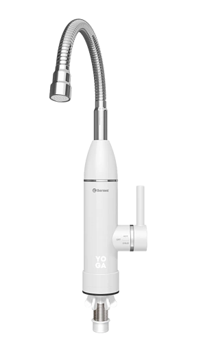 Кран-водонагреватель проточный Thermex Yoga 3000 белый/хром 211032