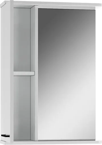 Шкаф-зеркало Айсберг Контраст 50 L белый DA2710HZ