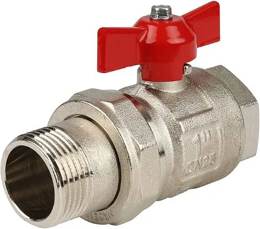 Кран шаровый с американкой 1"в x 1"н Itap Ideal 0980100 Кран шаровый с американкой 1"в x 1"н Itap Ideal 0980100