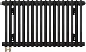 Радиатор стальной трубчатый Zehnder Charleston Completto 3057/18 V001½&quot; Ral 9217 Traffic Black (matt), 5