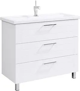 Тумба-умывальник напольная Aqwella Manchester 100 белый MAN01103+4640021065204 Тумба-умывальник напольная Aqwella Manchester 100 белый MAN01103+4640021065204, 1