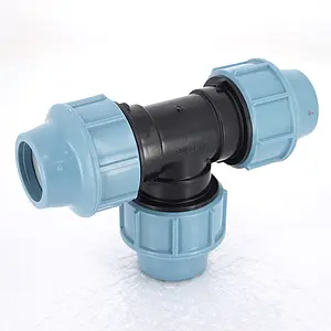 Тройник компрессионный соединительный 40мм x 40мм x 40мм Unidelta 1005040000, 5