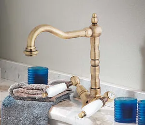 Смеситель для раковины Cezares First бронза/белый FIRST-LS2-02-Bi, 4