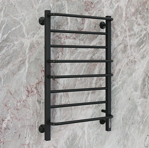 Полотенцесушитель электрический лесенка Terminus Евромикс квадро П8 500х850 электро quick touch полированная сталь 4670078531254