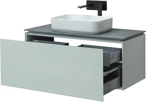 Тумба-умывальник подвесная Allen Brau Infinity 100 папирус 1.21004.PWM+