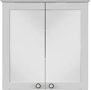 Шкаф-зеркало ISVEA Siento 80 белый 27PL2001080I Шкаф-зеркало ISVEA Siento 80 белый 27PL2001080I, 3