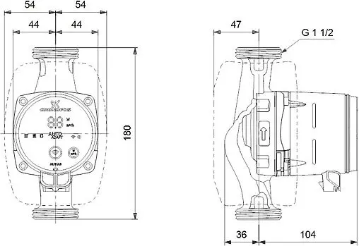 Насос циркуляционный Grundfos Alpha3 25-80 180 99371972