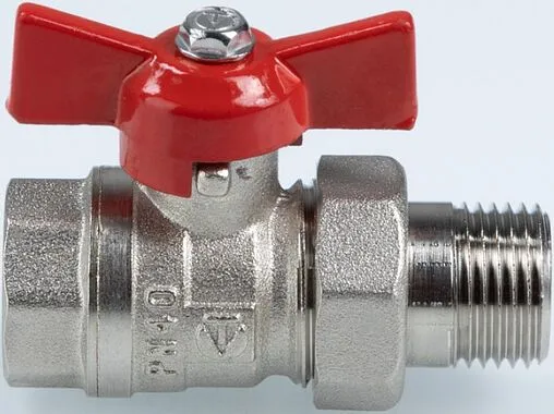 Кран шаровый с американкой ½&quot;в x ½&quot;н Valtec Стандарт ГОСТ Р 59553-2021 VT.127.N.04