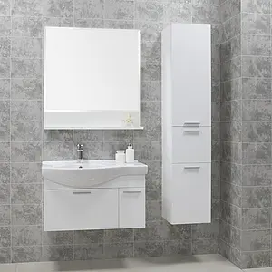 Тумба-умывальник подвесная Aquaton Инди 80 белый 1A1884K0ND010, 5