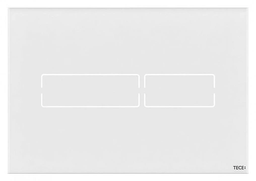 Клавиша смыва для унитаза сенсорная TECElux Mini 9240960 стекло/белый