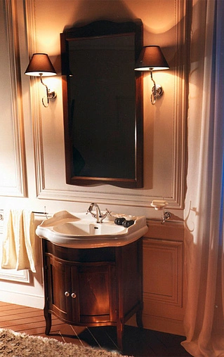 Зеркало Kerasan Retro 63 орех 731340 Зеркало Kerasan Retro 63 орех 731340