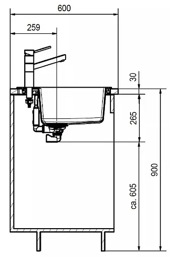 Мойка кухонная Franke Sirius SID 610 серый 114.0571.487