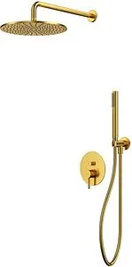 Душевая система со смесителем для душа WHITECROSS Y brushed gold золото брашированное YSET04GLB Душевая система со смесителем для душа WHITECROSS Y brushed gold золото брашированное YSET04GLB, 1